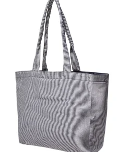 Magasin du Nord Collection Trille Tote Bag 16G Blue and white stripe Best