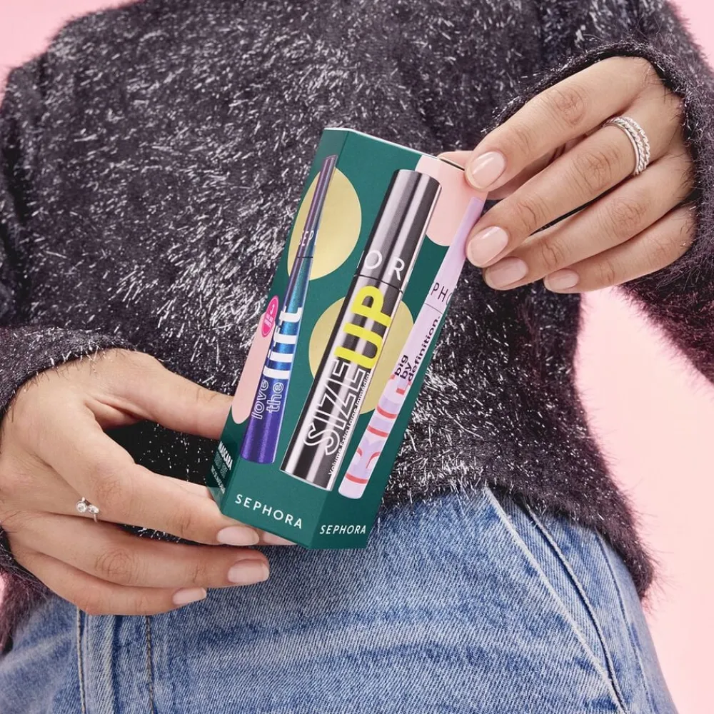 Sephora Collection TRIO DE MASCARAS - 3 mascaraer, 3 effekter: Volumen, definition, løft Online