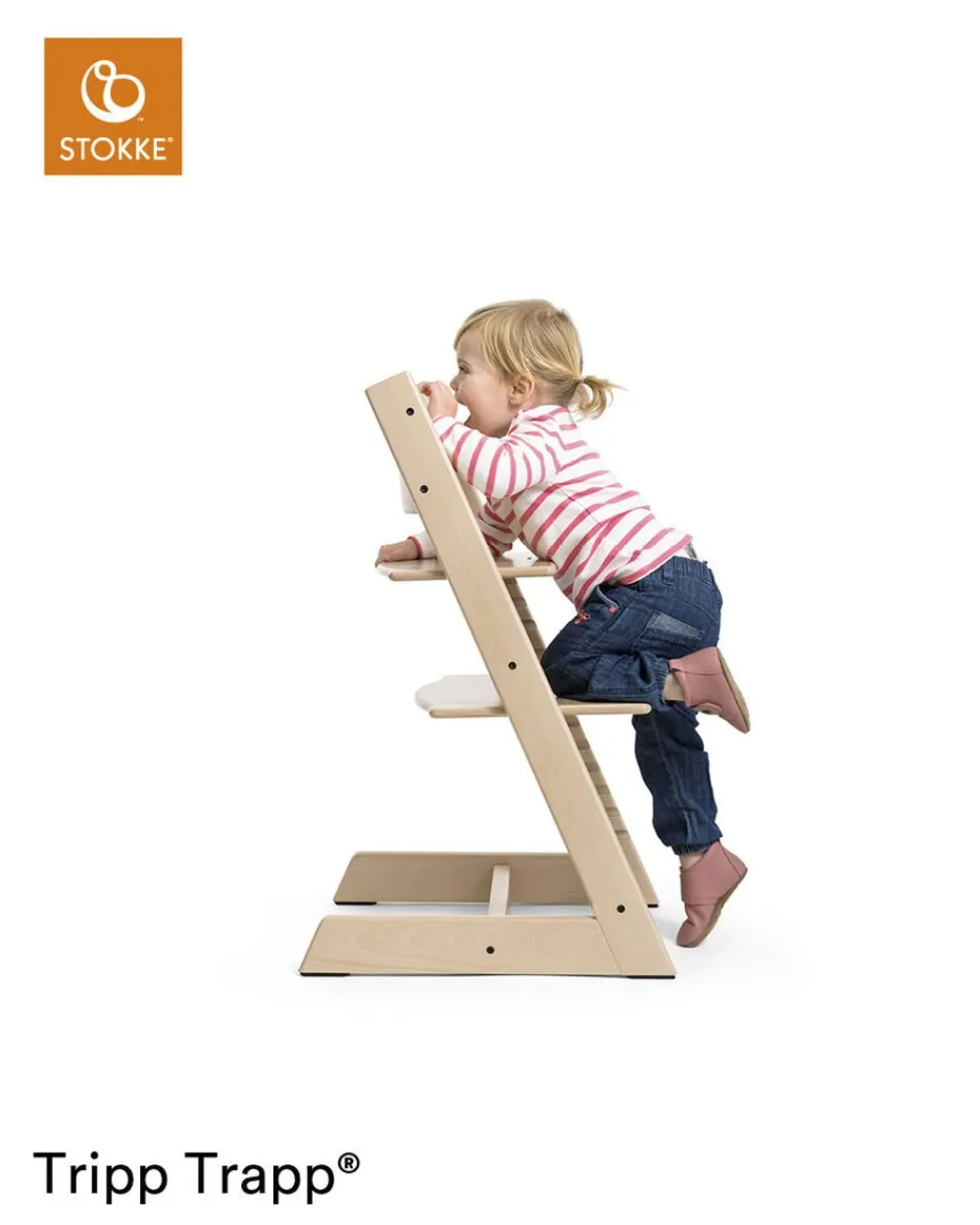 Børn Stokke Tripp Trapp Chair Oak