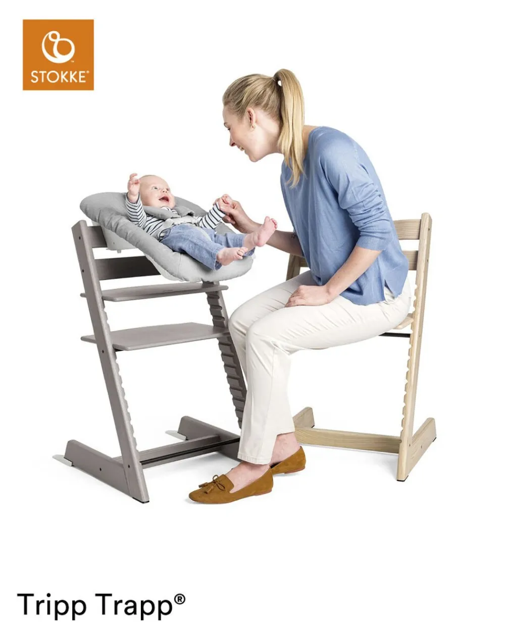 Børn Stokke Tripp Trapp Chair Oak