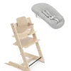 Børn Stokke Tripp Trapp� Stol Natur + Babyset + Newborn Set Grey