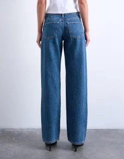 TSEMBER LR WIDE DNM JEANS MB>Topshop Clearance