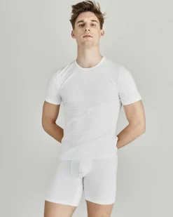 Impetus T-shirt O Neck Cotton Stretch White Hot