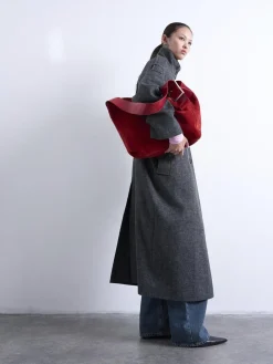 Topshop TSJOLIE COAT Concrete grey Best