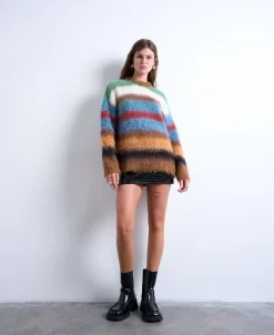 TSKELLY LS FLUFFY PULLOVER><noscript><img width=