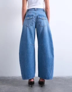 TSNANNA OVERSIZED BARREL DNM JEANS>Topshop Best