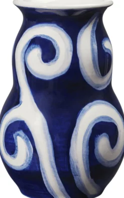 Kähler Tulle Vase H13 cm blå