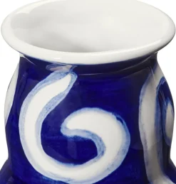 Kähler Tulle Vase H13 cm blå