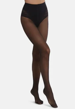 Wolford Tummy 20 control top Black New