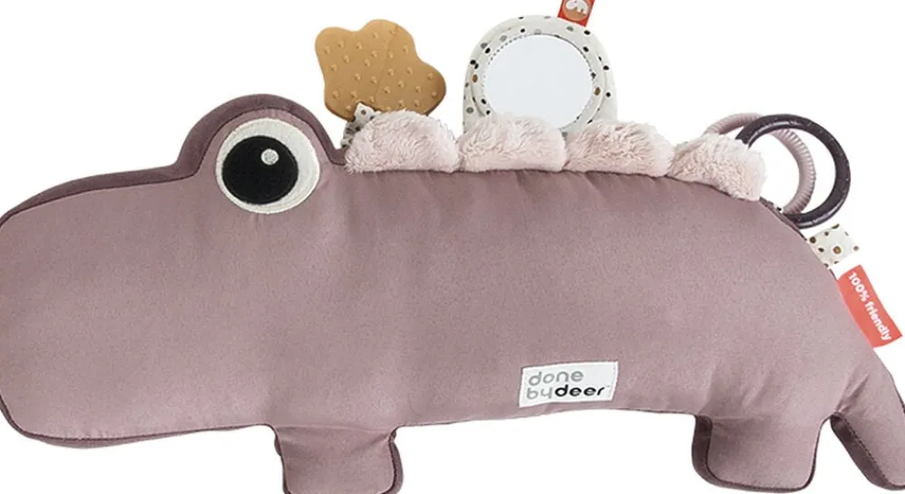 Done by Deer Tummy time aktivitetslegetøj,Croco Pudder Hot
