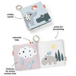 Tummy time stofbog Deer friends><noscript><img width=