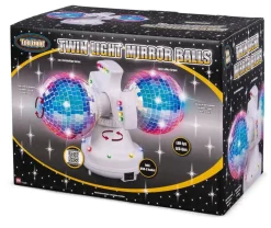 TWIN KUGLERmRAINBOW LYS>Lamper og disco lys Best