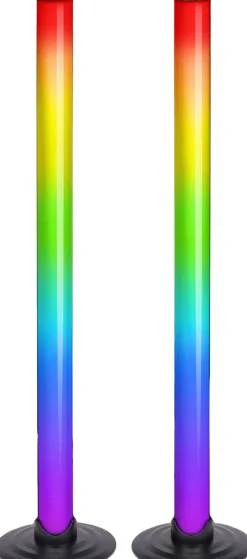 TWIN RGB NEON STICKS 40cm>Lamper og disco lys Outlet