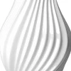Kähler Twist Vase H25 cm hvid porcelæn