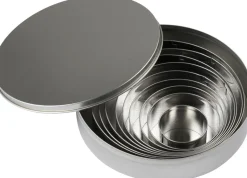 Udstikkersæt Rund 9 stk. Stål>Blomsterberg Online