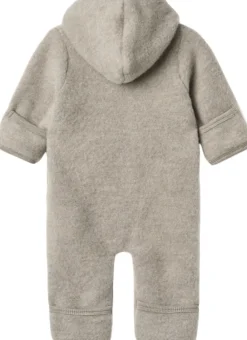 Wheat Uld Fleece Heldragt Ata Khaki melange Online