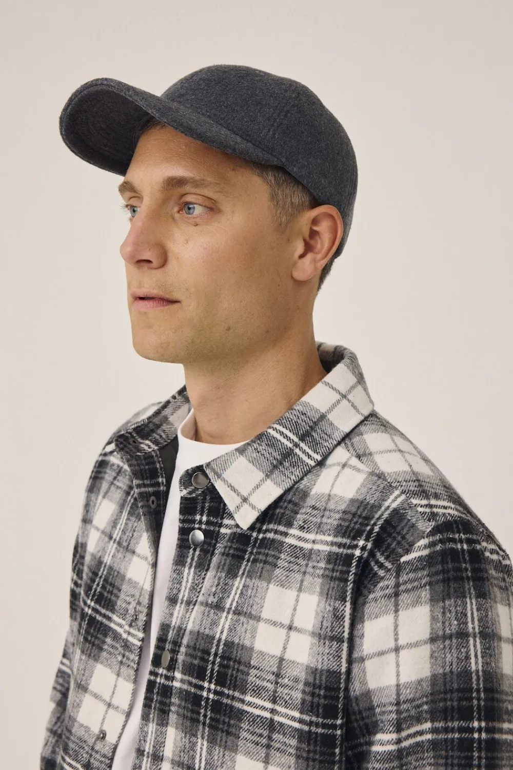 Magasin du Nord Collection Uldkasket 2 Dark grey melange Best