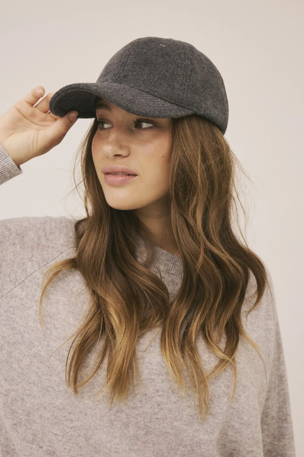 Magasin du Nord Collection Uldkasket 2 Dark grey melange Best