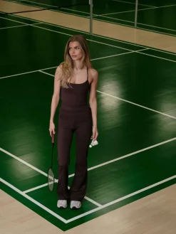 Neo Noir Ulianna Leggings Pants Chocolate brown Clearance