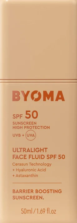 Byoma Ultralight Face Fluid SPF 50 - Solcreme SPF 50 New