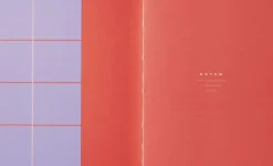 UMA Flat Lay Notebook - Medium, Lavender check>Notem Outlet