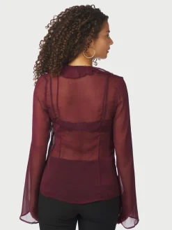 Dame Neo Noir Valappa Chiffon Blouse