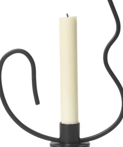Valse Candle Holder - Low - Black><noscript><img width=