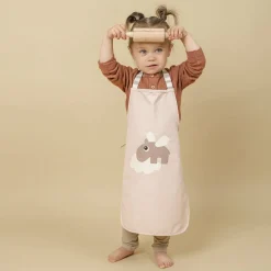 Børn Done by Deer Vandtæt børneforklæde Happy clouds Grøn