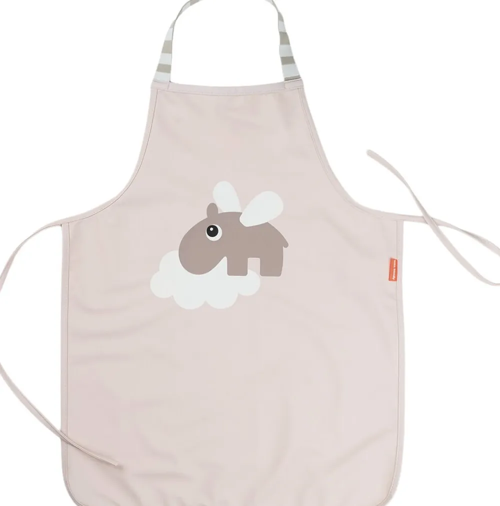 Done by Deer Vandtæt børneforklæde Happy clouds Pudder Outlet