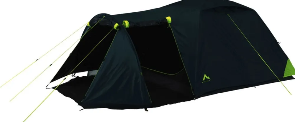 MCKINLEY Vega 40. 3 SW, kuppeltelt med to rum Sort Clearance