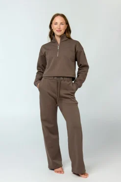 Dame Girlfriend Collective Vega Half Zip Sweatshirt