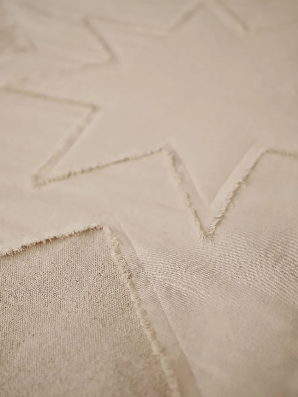 Ferm Living Vela Star Christmas Tree Blanket - Natural