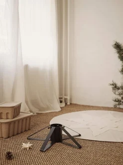 Ferm Living Vela Star Christmas Tree Blanket - Natural