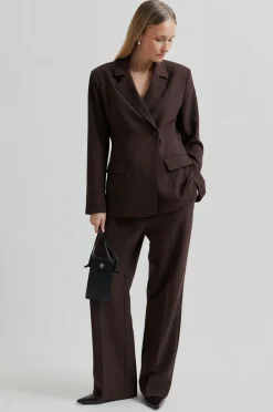 Second Female Verla Leather Phone Bag Black Clearance