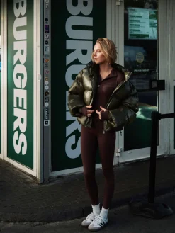 Neo Noir Vesta Leggings Chocolate brown Discount