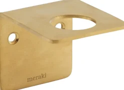 Vægophæng, Børstet messing, l:5,8 cm, b: 6,7 cm, h:>Meraki Clearance