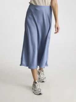 Vicky Heavy Sateen Skirt>Neo Noir Outlet