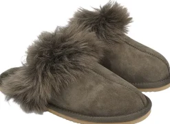 Lovelies VIGRA - SHEARLING SLIPPERS Army Best