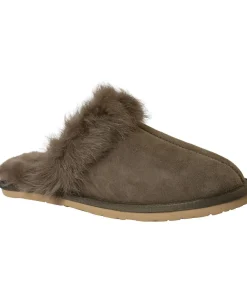 Lovelies VIGRA - SHEARLING SLIPPERS Army Best