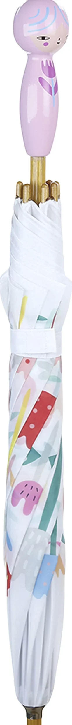 Børn VILAC - Paraply - Blomsterpige pink af Suzy Ultman