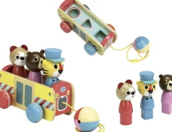 Børn VILAC - Træklegetøj - Bus