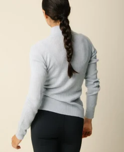 Vilda turtleneck cashmere blend sweater - Clear><noscript><img width=