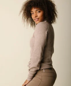 Cartel Copenhagen Vilda turtleneck cashmere blend sweater - Hazel Camel Online