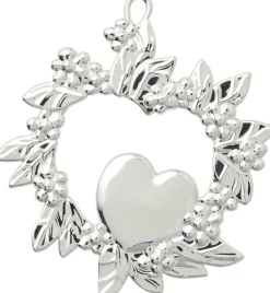 Rosendahl Vildt hjerte H8 forsølvet