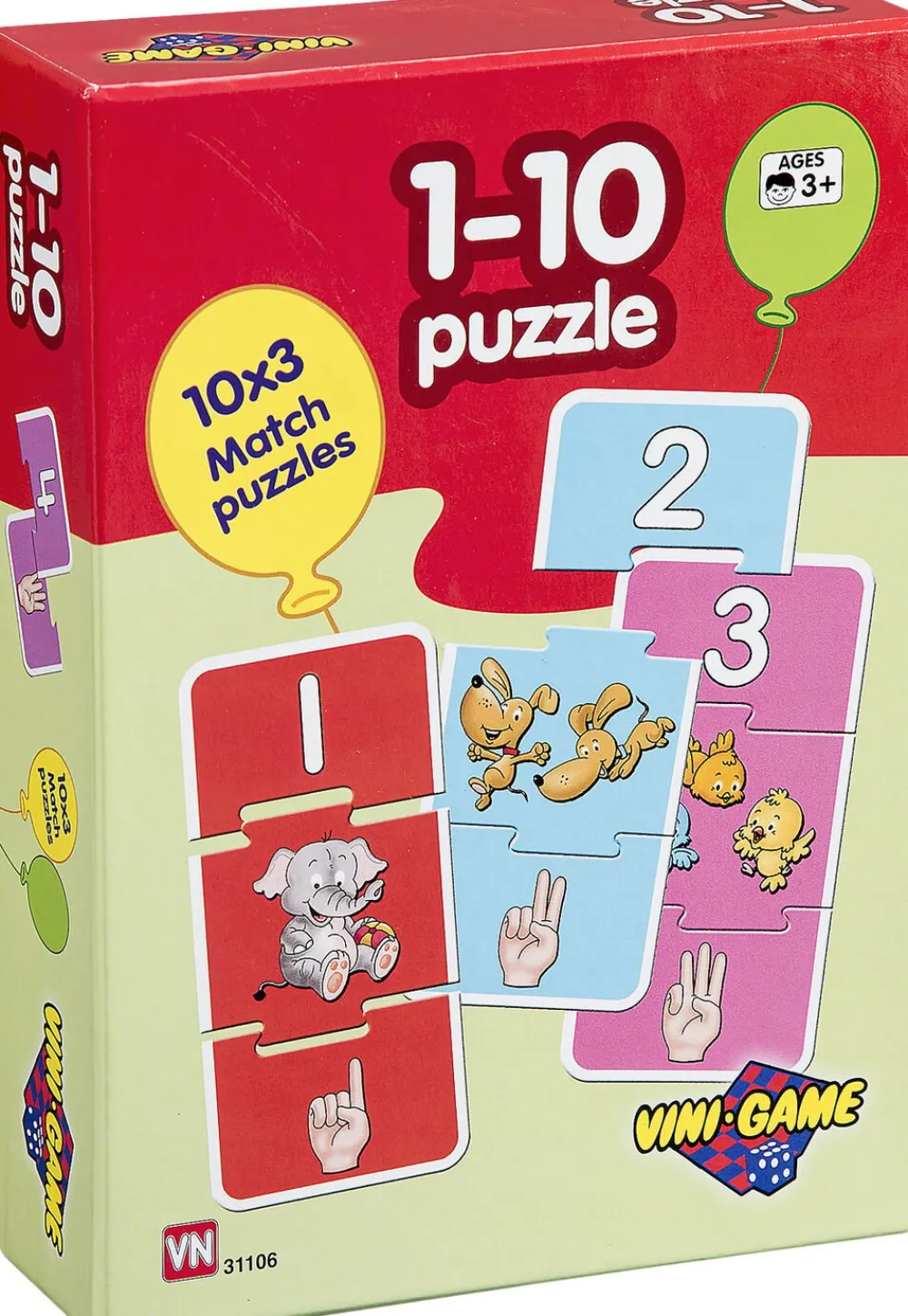 Børn VINI GAME VINI LÆR AT TÆLLE PUSLE