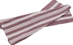 Bastian Viskestykke recycle Eco Stripe 70 x 50 cm Rumba red