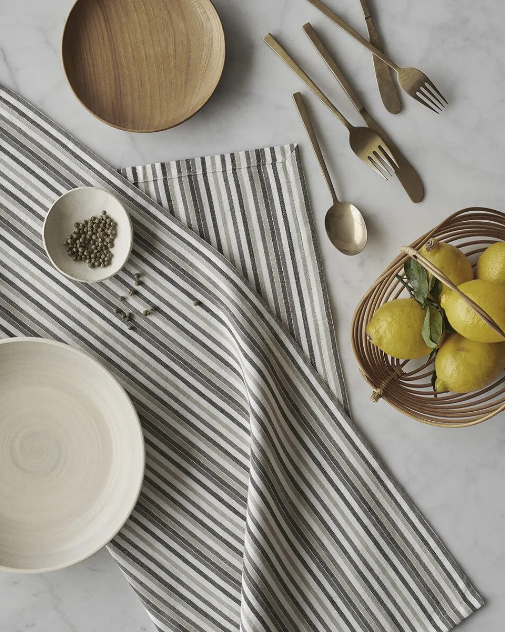 Viskestykke Small Stripes>By Mogensen Online