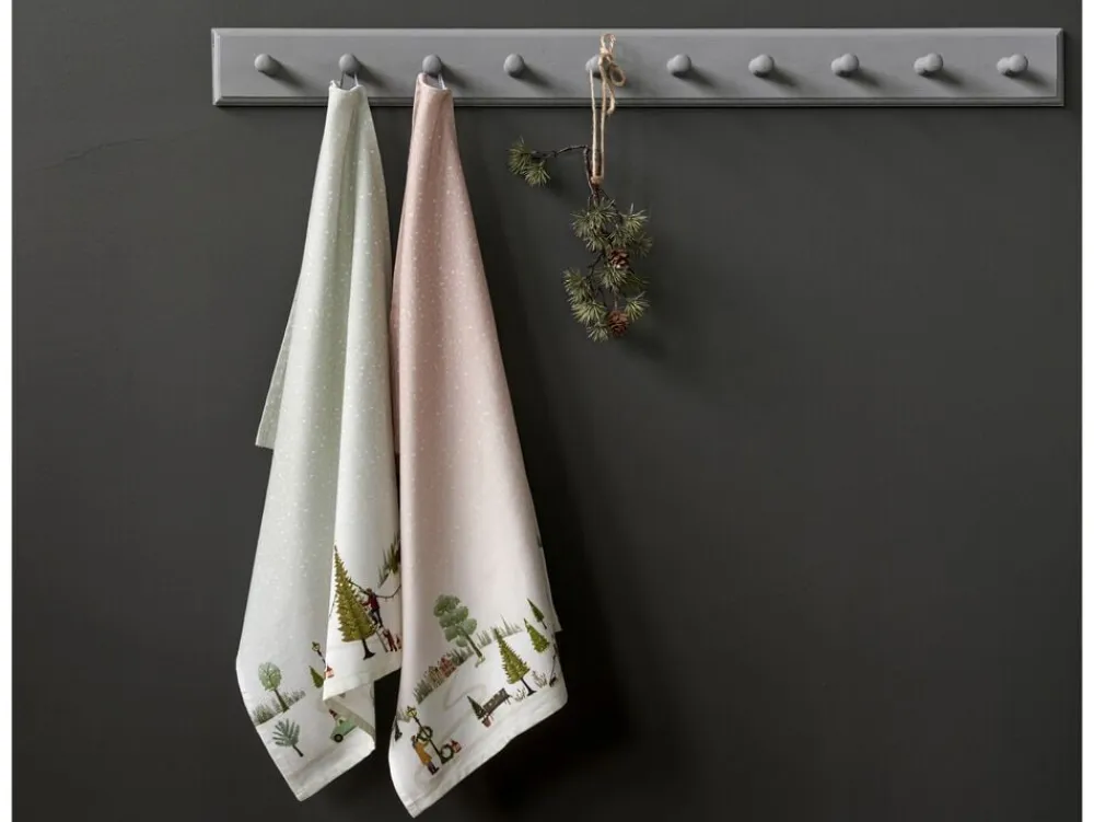 Bastian Viskestykke Vinter 70 x 50 cm Arctic Ice Clearance