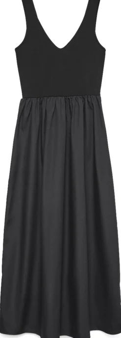 Vero Moda VMVALLY SL LONG BOW DRESS JRS NOOS Black Online