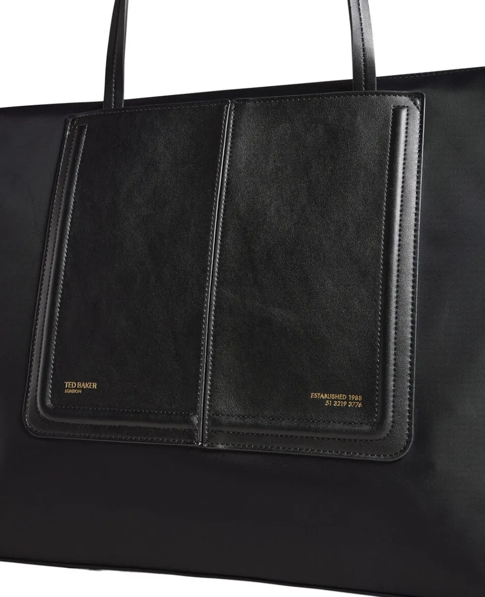 Ted Baker VOYAAGE Zip top Tote Bag Black Clearance